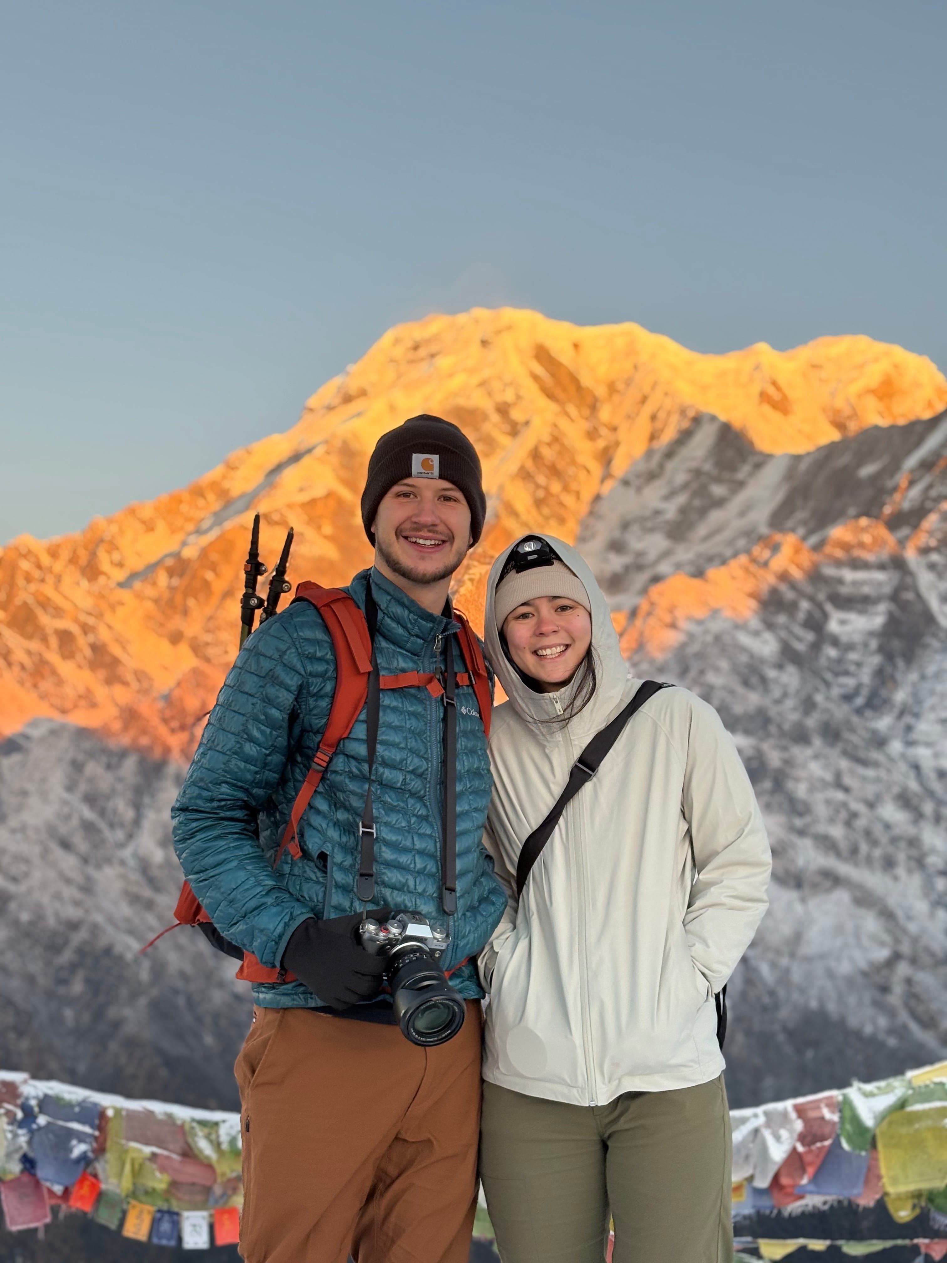 Dramatic Clouds hovering over Peaks